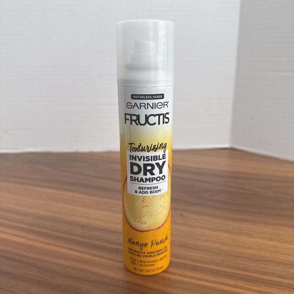 Garnier Fructis Texturizing Invisible MANGO PUNCH Dry Shampoo 3.67 oz